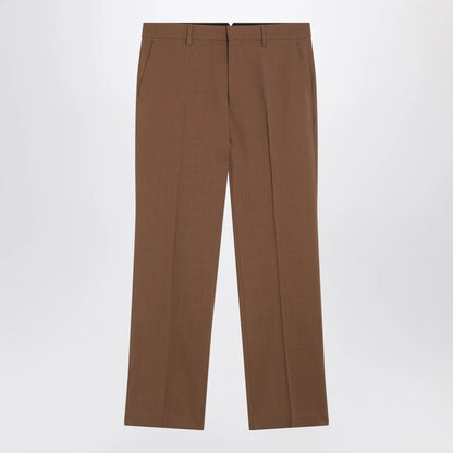 Ami Paris Hazelnut wool trousers