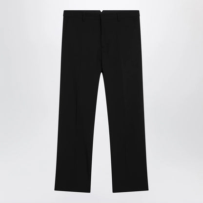 Ami Paris Black trousers in wool gabardine