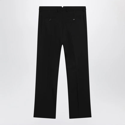 Ami Paris Black trousers in wool gabardine