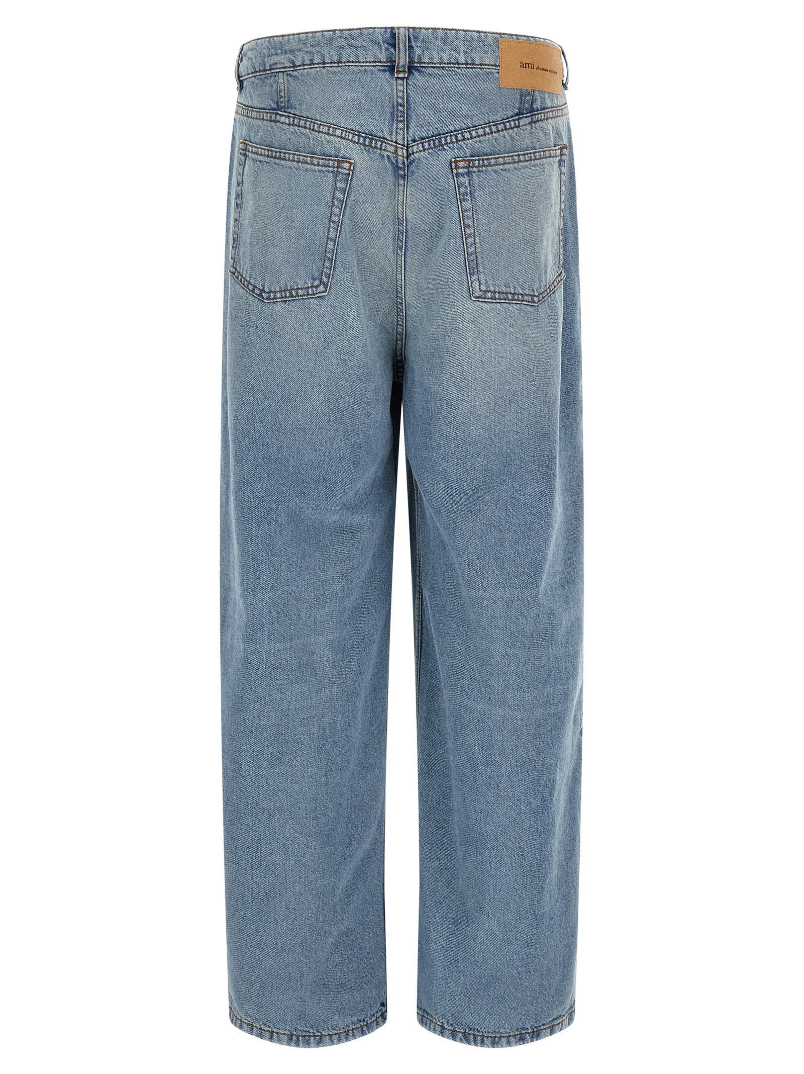 Ami Paris Wide Leg Jeans