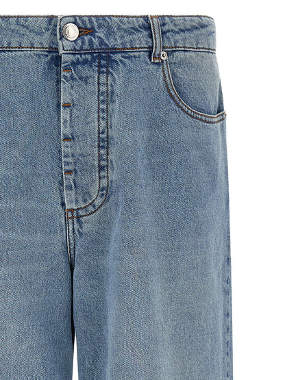 Ami Paris Wide Leg Jeans