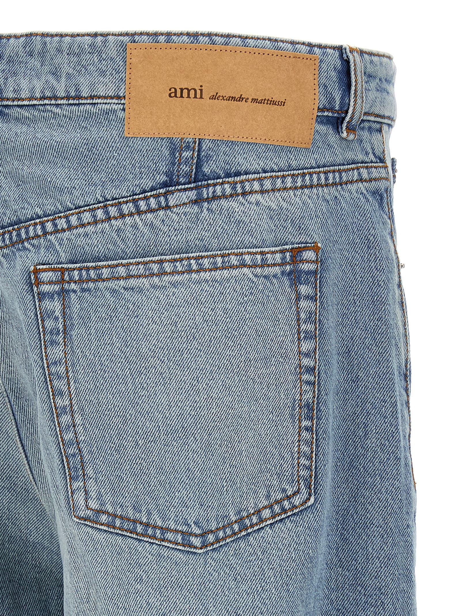 Ami Paris Wide Leg Jeans