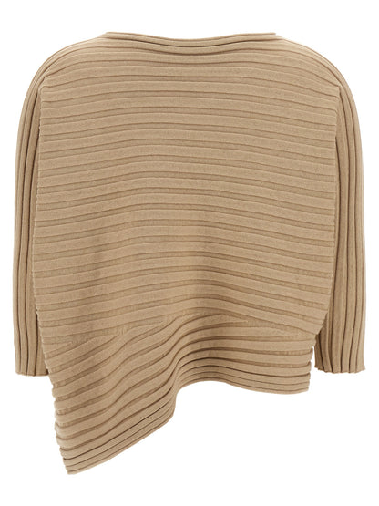 Issey Miyake Cotton Cashmere Knit Top