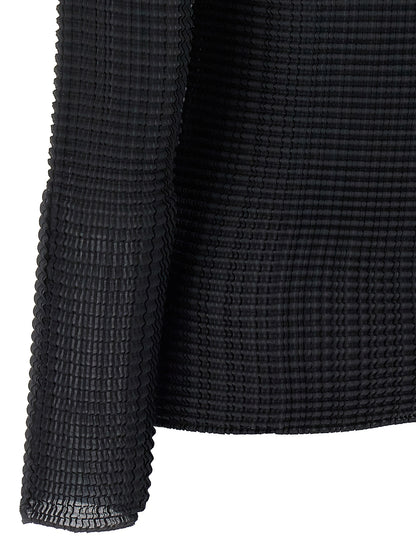 Issey Miyake Wooly Pleats Blouse