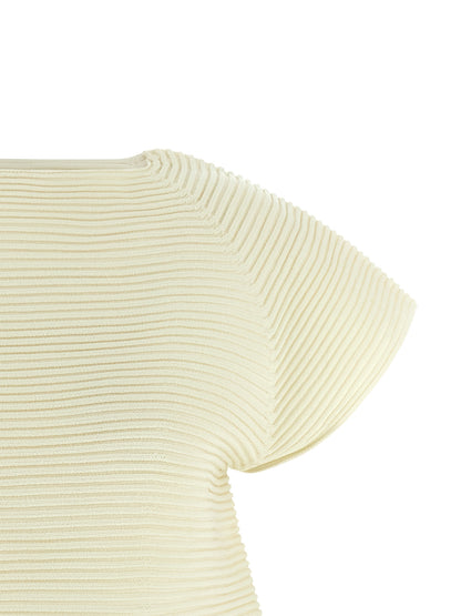 Issey Miyake Corrugated Knit Dress