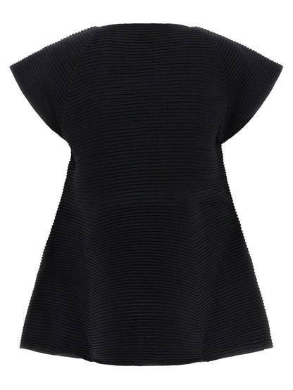 Issey Miyake Corrugated Knit Dress