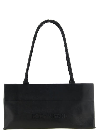 Issey Miyake Black Paper Bag Shoulder Bag
