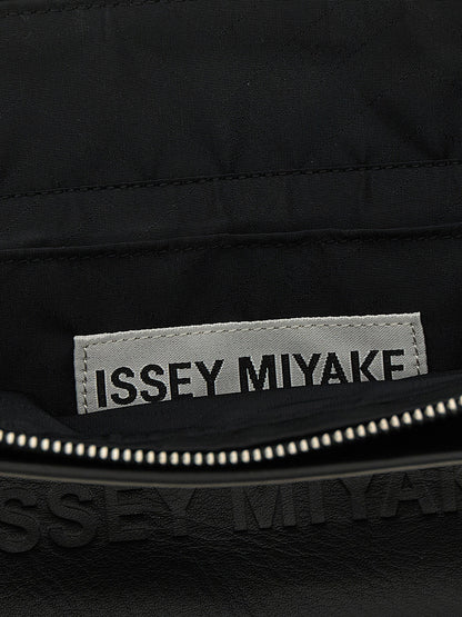 Issey Miyake Black Paper Bag Shoulder Bag
