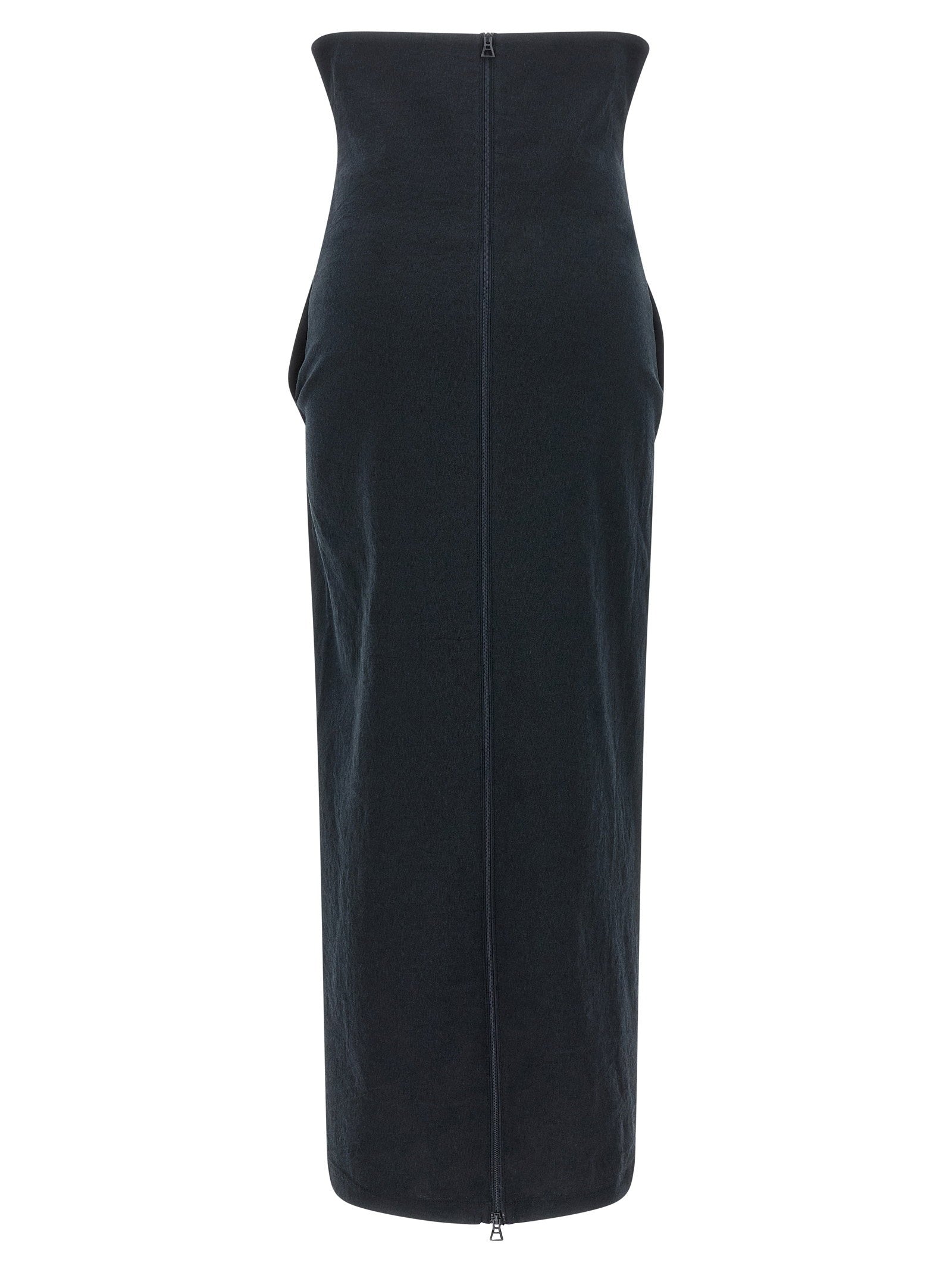 Issey Miyake Allow Long Skirt With Zip