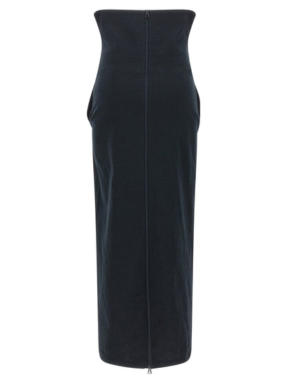Issey Miyake Allow Long Skirt With Zip