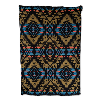 Canoa Throw - Tropical Black