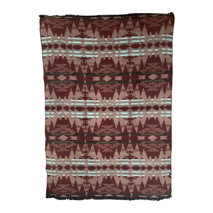 Mindo Throw - Maroon