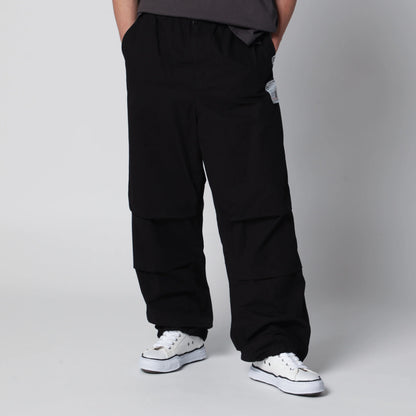 Maison MIHARA YASUHIRO Black cotton ripstop parachute trousers