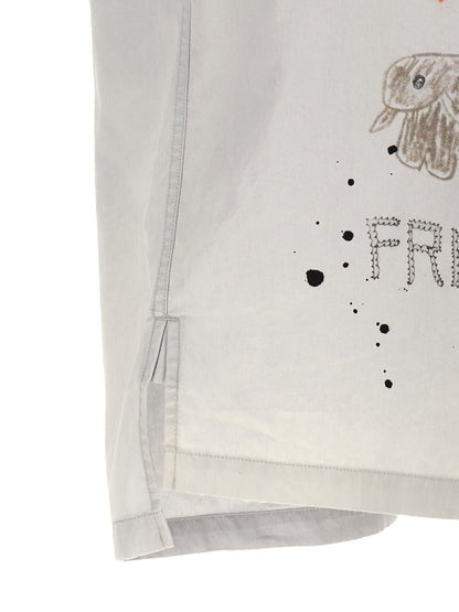 Maison Mihara Yasuhiro Graffiti Print Shirt