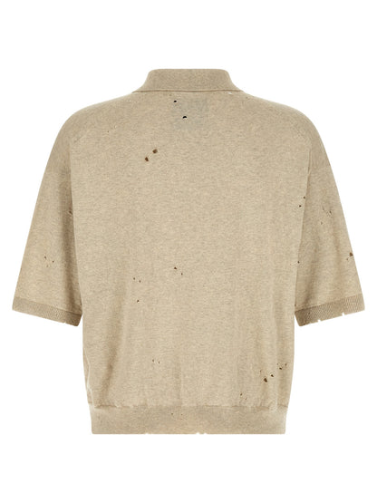 Maison Mihara Yasuhiro Embroidery Polo Shirt