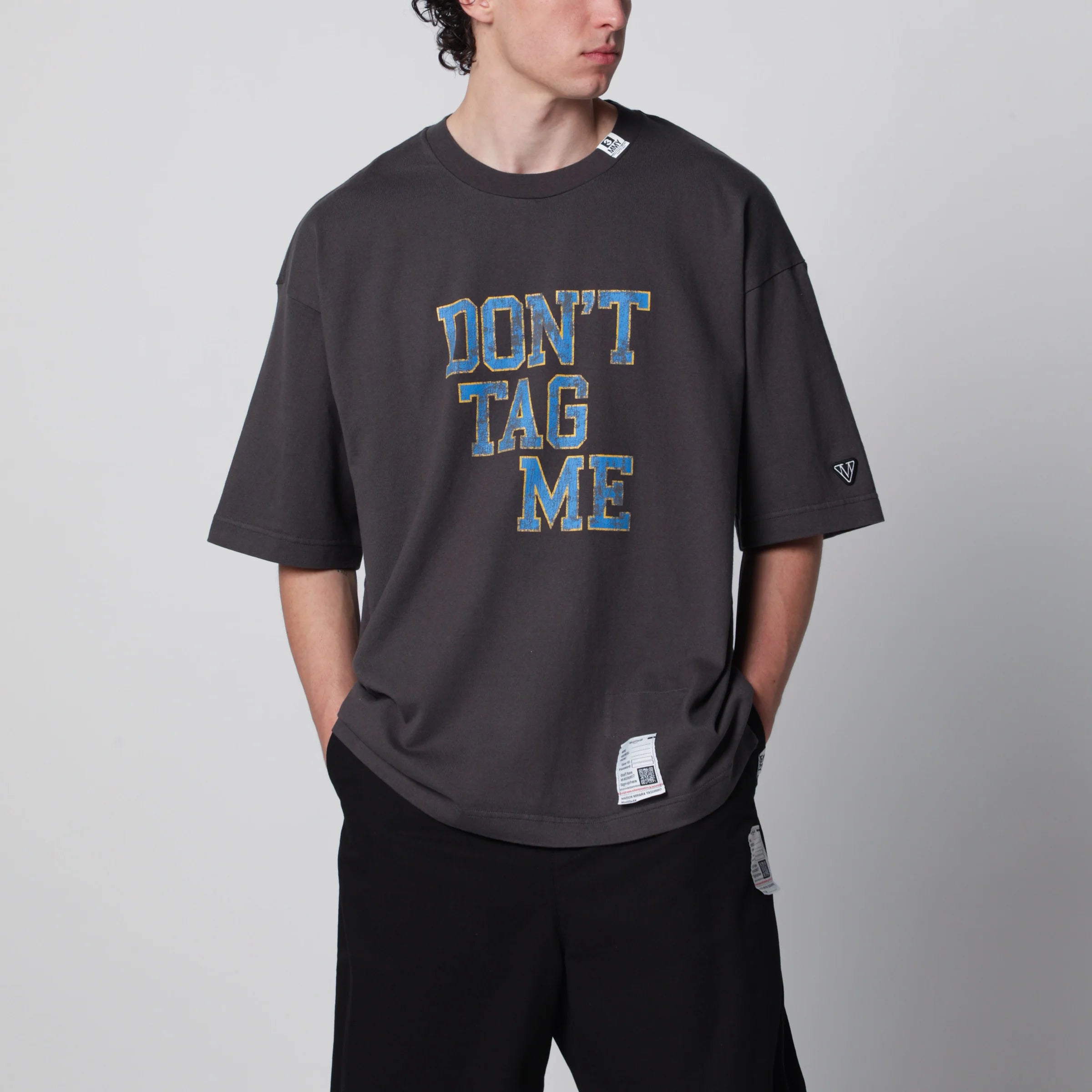 Maison MIHARA YASUHIRO Don't Tag Me cotton T-shirt
