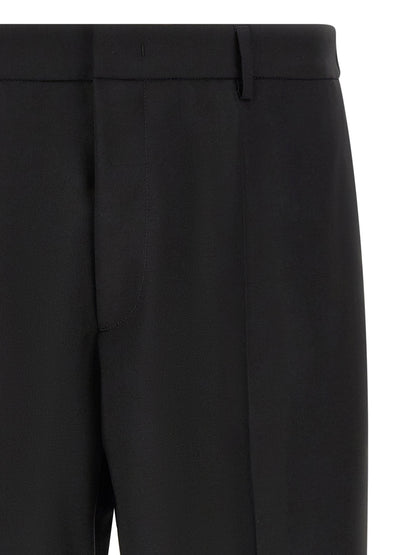 Jil Sander Wool Canvas Pants