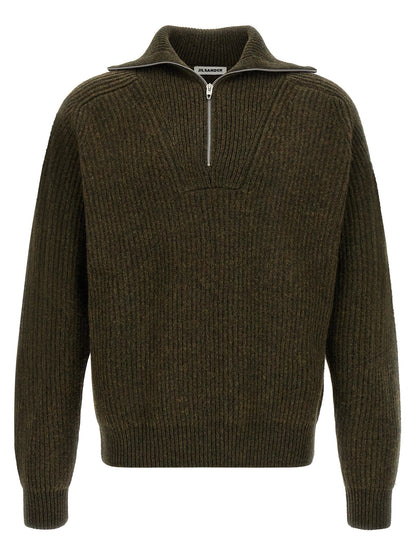 Jil Sander Half-zip Sweater