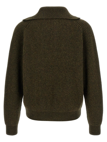 Jil Sander Half-zip Sweater