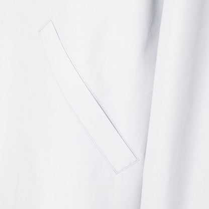 Jil Sander Light grey cotton taffeta jacket with logo
