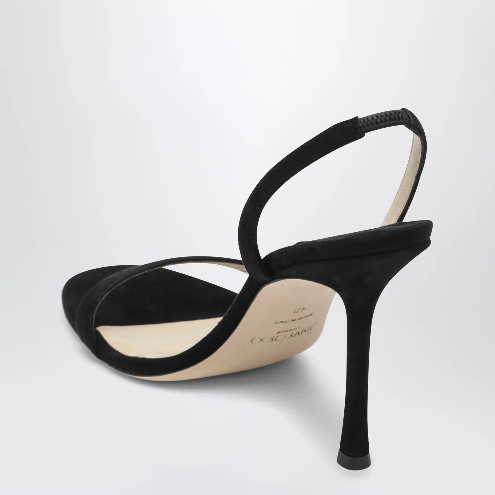 Jimmy Choo Jenn 100 black suede sandals