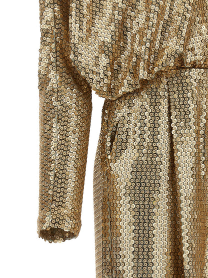 Elie Saab Sequin Jersey Jumpsuit