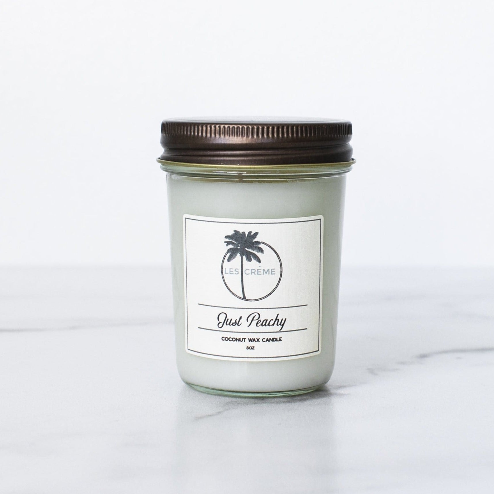 Just Peachy Scent Coconut Wax Candle