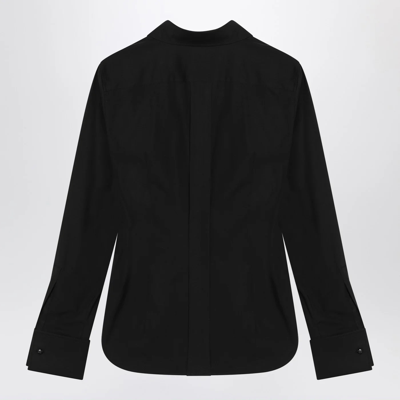 Max Mara Black cotton shirt with logo