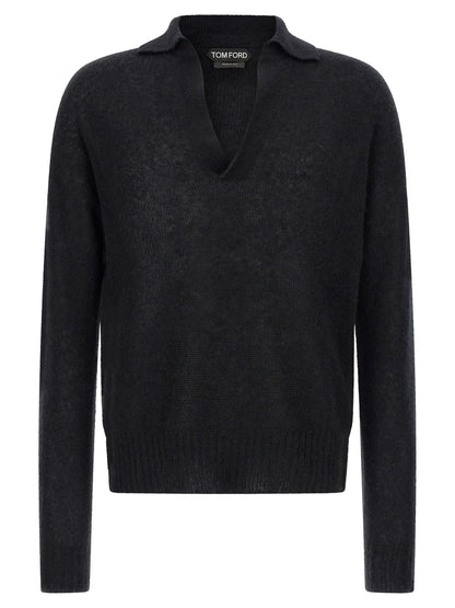 Tom Ford Cashmere And Silk Polo Shirt