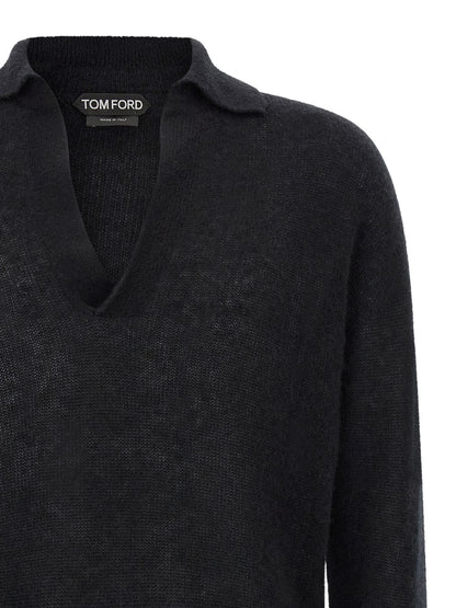 Tom Ford Cashmere And Silk Polo Shirt
