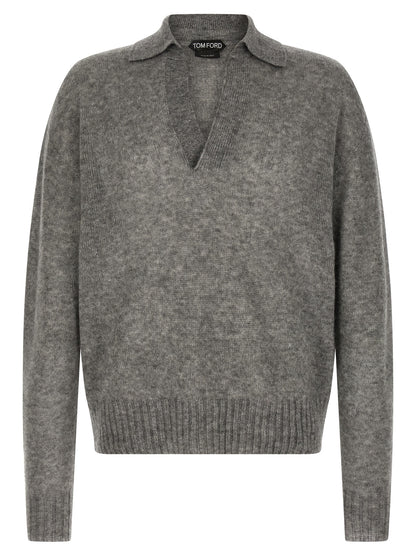 Tom Ford Cashmere And Silk Polo Shirt