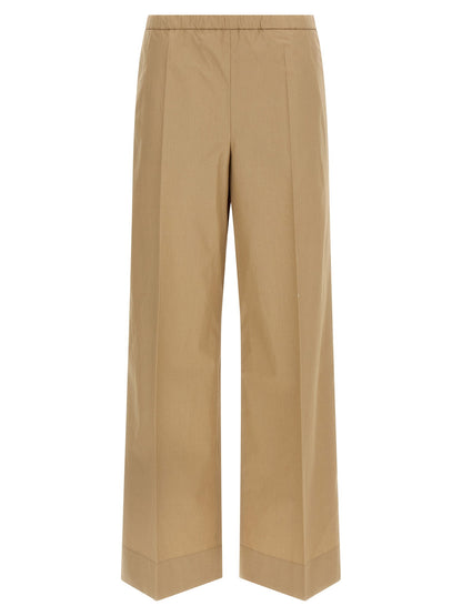 Moncler Grosgrain Logo Patch Pants
