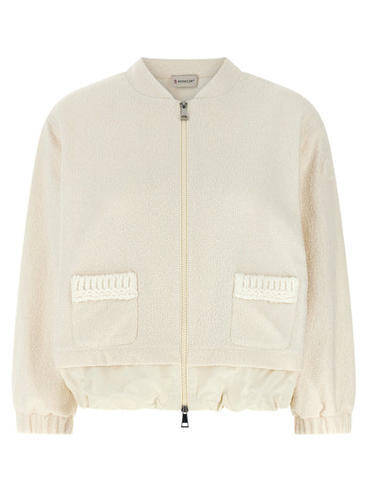 Moncler Bouclé Cardigan