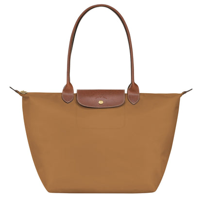 Longchamp Chamois coloured Le Pliage Original L bag