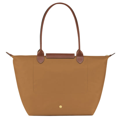 Longchamp Chamois coloured Le Pliage Original L bag