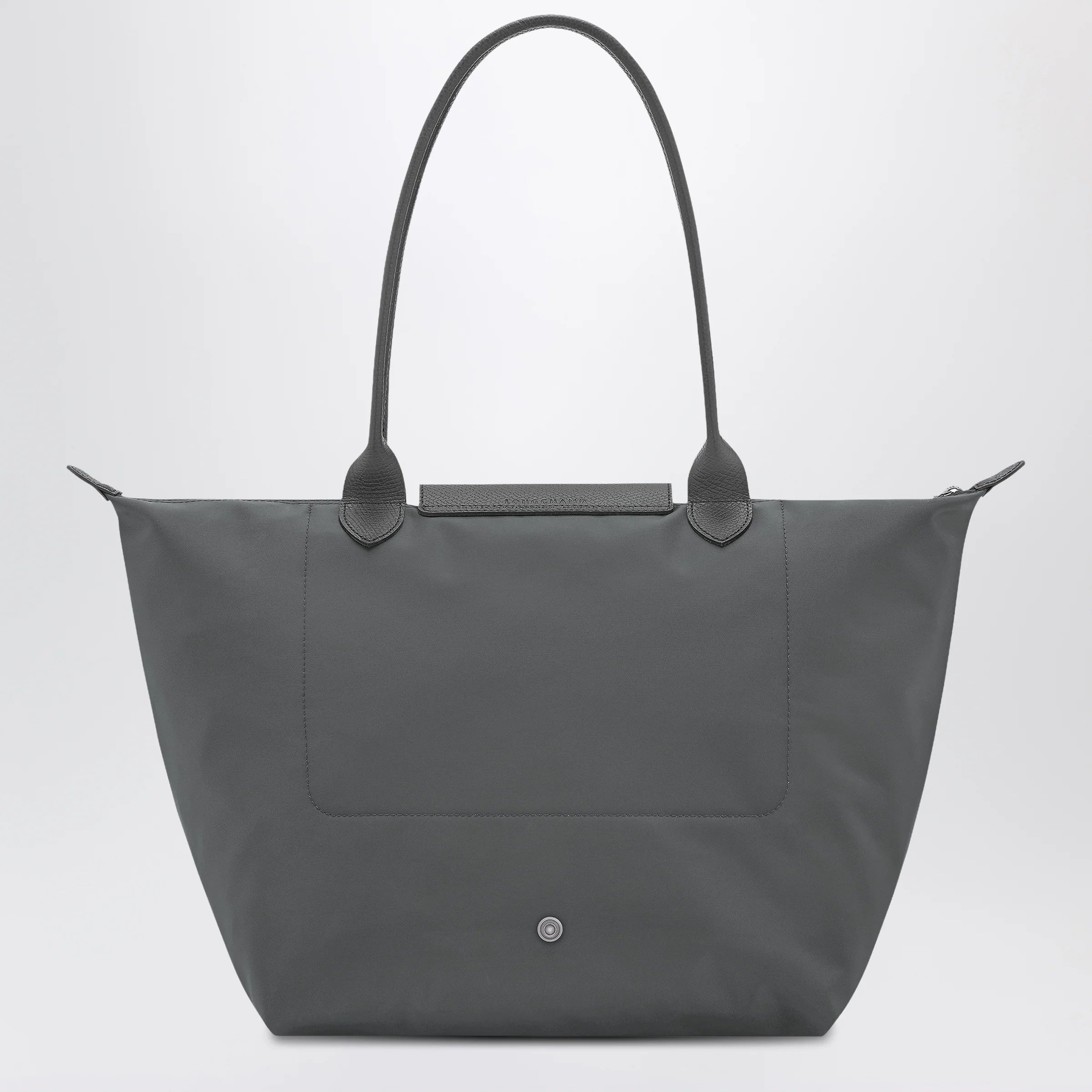 Longchamp Anthracite grey shopping bag L Le Pliage One