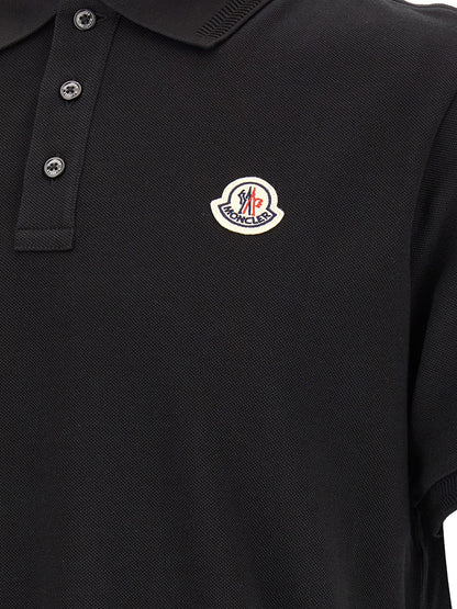 Moncler Logo Patch Polo Shirt