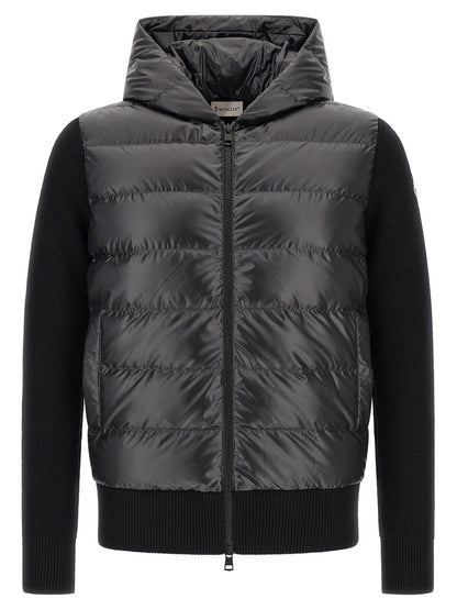 Moncler Padded Cardigan With Hood