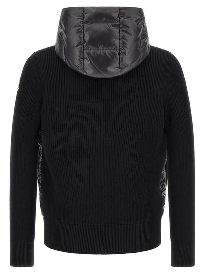 Moncler Padded Cardigan With Hood