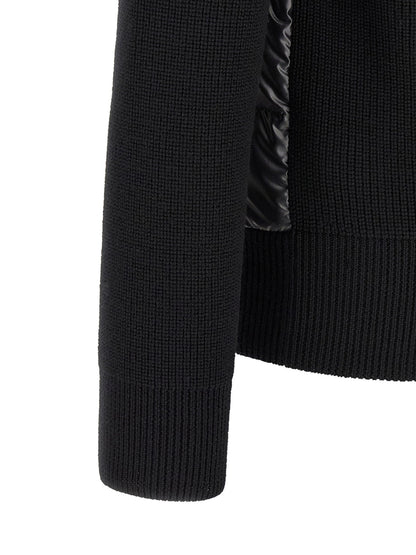 Moncler Padded Cardigan With Hood