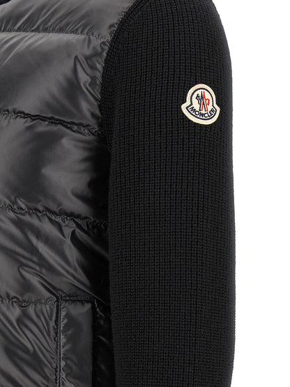 Moncler Padded Cardigan With Hood