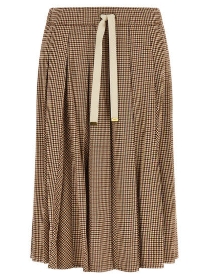 Moncler Pleated Midi Skirt