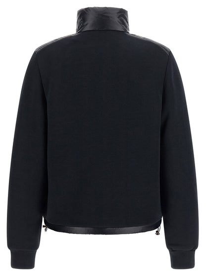 Moncler Two-material Padded Cardigan
