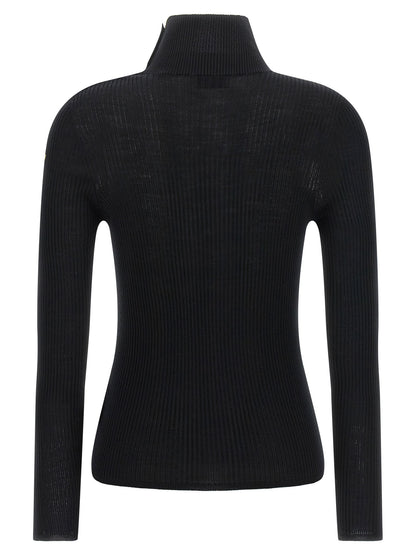 Moncler Logo Turtleneck Sweater