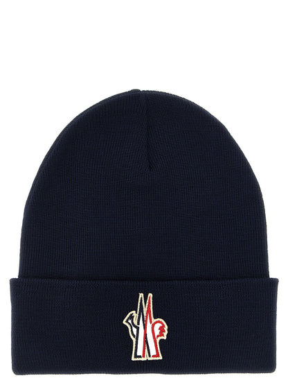 Moncler Grenoble Logo Patch Beanie