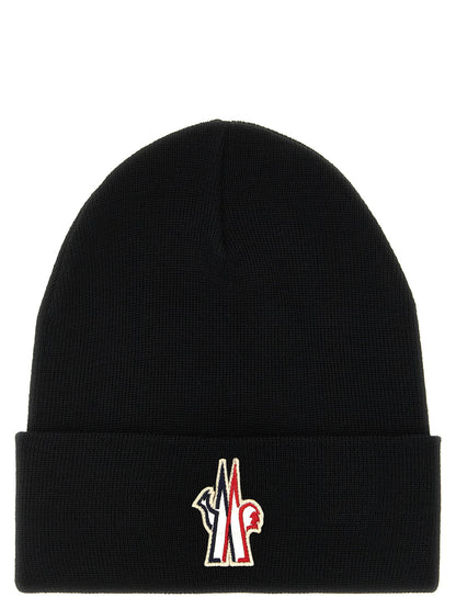 Moncler Grenoble Logo Patch Beanie