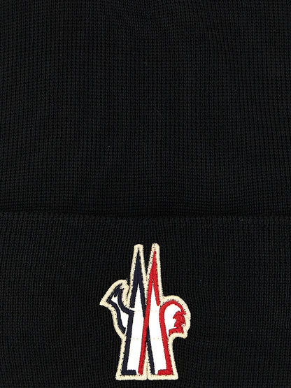 Moncler Grenoble Logo Patch Beanie