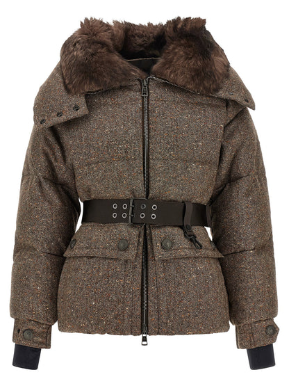 Moncler Grenoble Gelise Brown Down Jacket