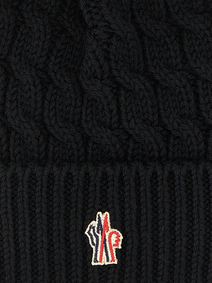 Moncler Grenoble Wool Beanie With Pon-pon