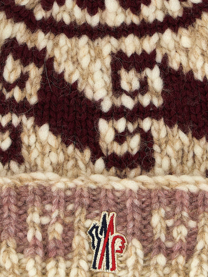 Moncler Grenoble Multicolor Pon Pon Beanie